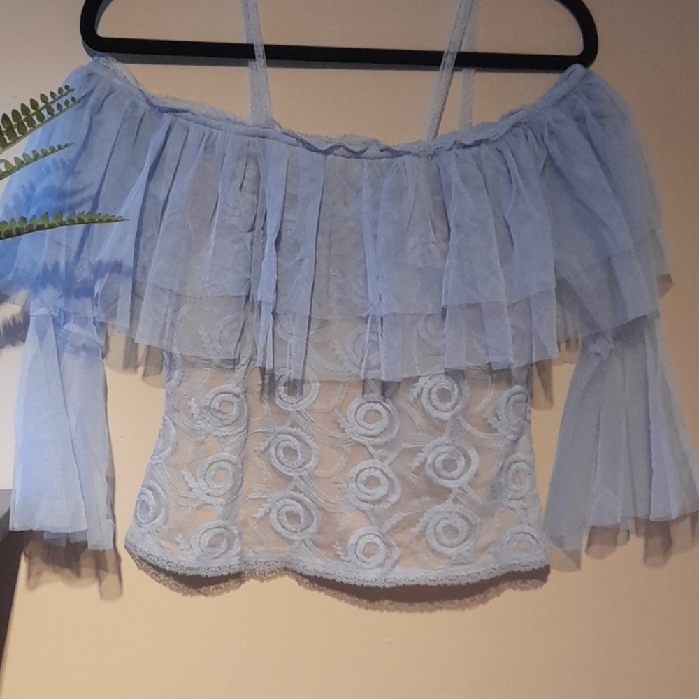 Venus Ruffle Off the Shoulder Top
